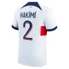 Camiseta de fútbol Paris Saint-Germain Hakimi 2 Segunda Equipación 23-24 - Hombre